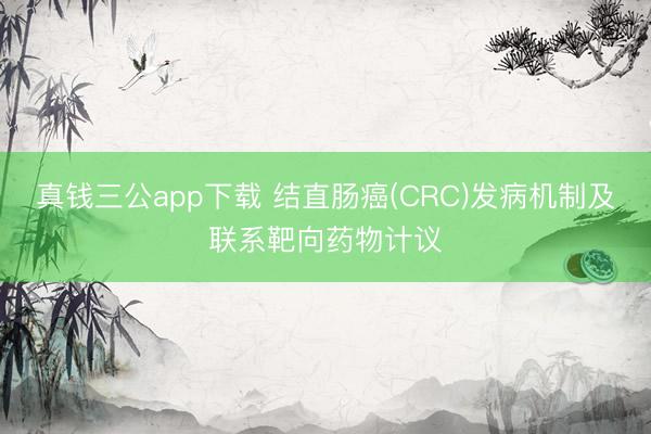 真钱三公app下载 结直肠癌(CRC)发病机制及联系靶向药物计议