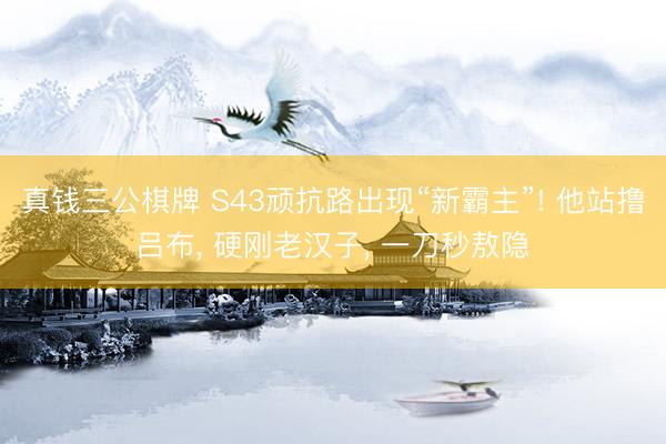 真钱三公棋牌 S43顽抗路出现“新霸主”! 他站撸吕布， 硬刚老汉子， 一刀秒敖隐
